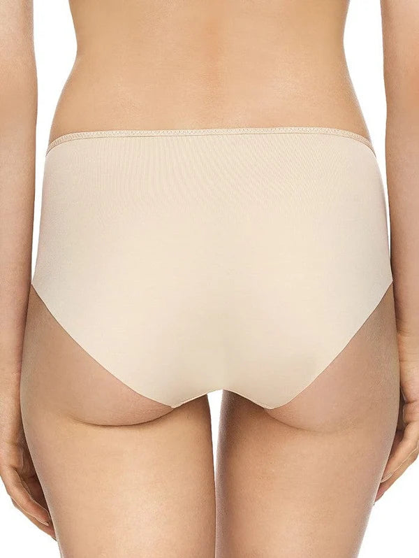 Corin Virginia Free Cut Deep Brief in nude, seamless women's underwear with a comfortable fit and smooth skin-tone finish.