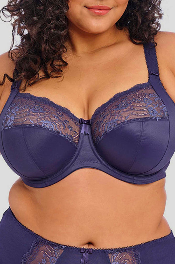 Morgan Underwired Banded Bra - Midnight