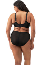 Almond high leg brief by Elomi, available in sizes S-XL, featuring a soft stretch fabric and elegant design.