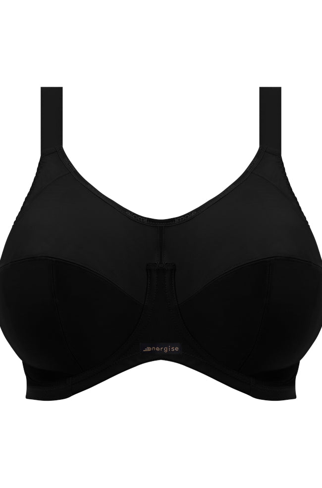 Energise Underwire Sports Bra - Black