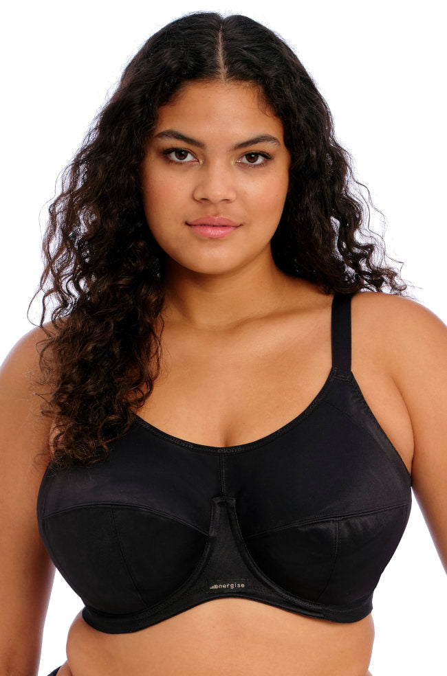 Energise Underwire Sports Bra - Black