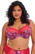 Sunset Meadow Morgan UW Bra by ELOMI, E cup size, featuring floral print and comfortable design.