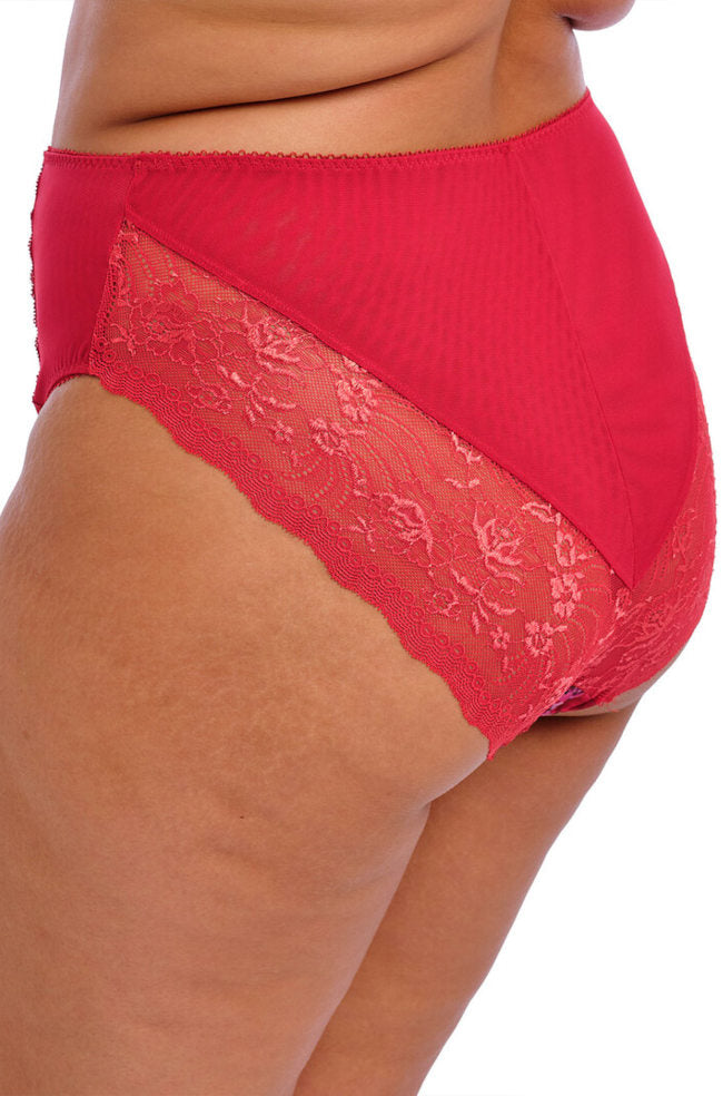 Berry Crush high leg brief by ELOMI, featuring a stylish cut and comfortable fit, ideal for everyday wear.
