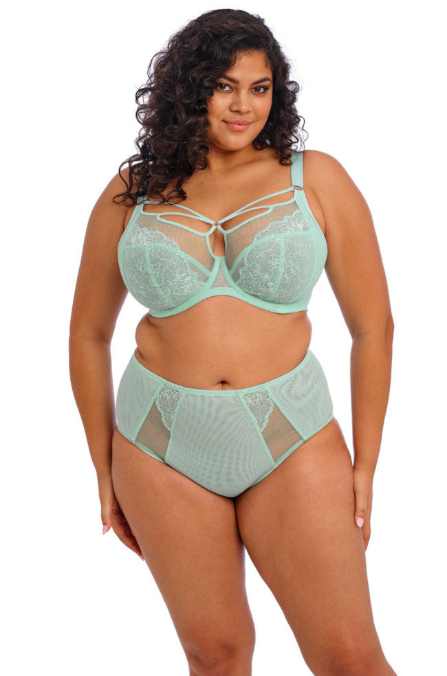 Elomi Brianna full brief in Frozen color, featuring a bold design and curve-enhancing comfort, sizes 2L-4L available.