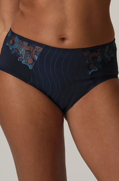 Deauville Brief (Velvet Blue) Available in size L only