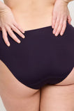 Amethyst full brief underwear by Primadonna in soft fabric, offering full coverage and available in plus sizes.