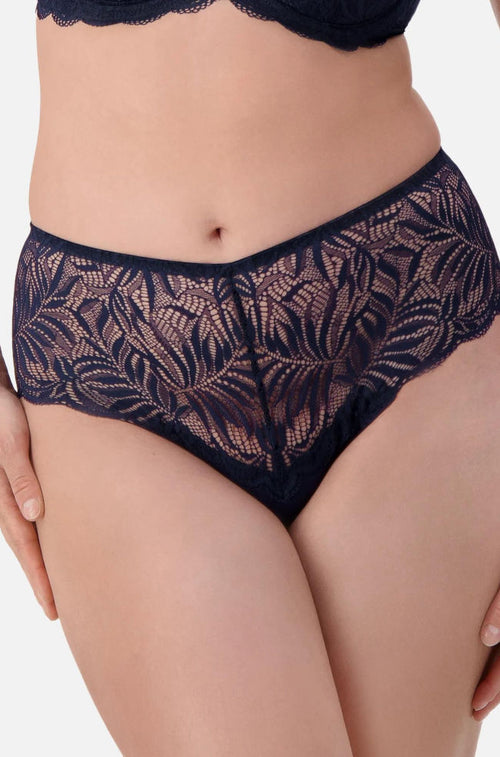 Essential Lace Brief (Navy) Available in size 12 only