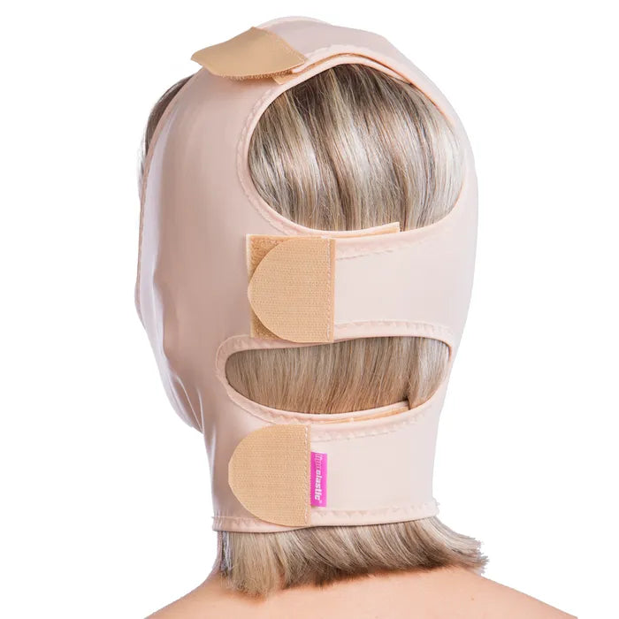 Anita special face and neck chin accessory in black, designed to contour and support the jawline and neck area.