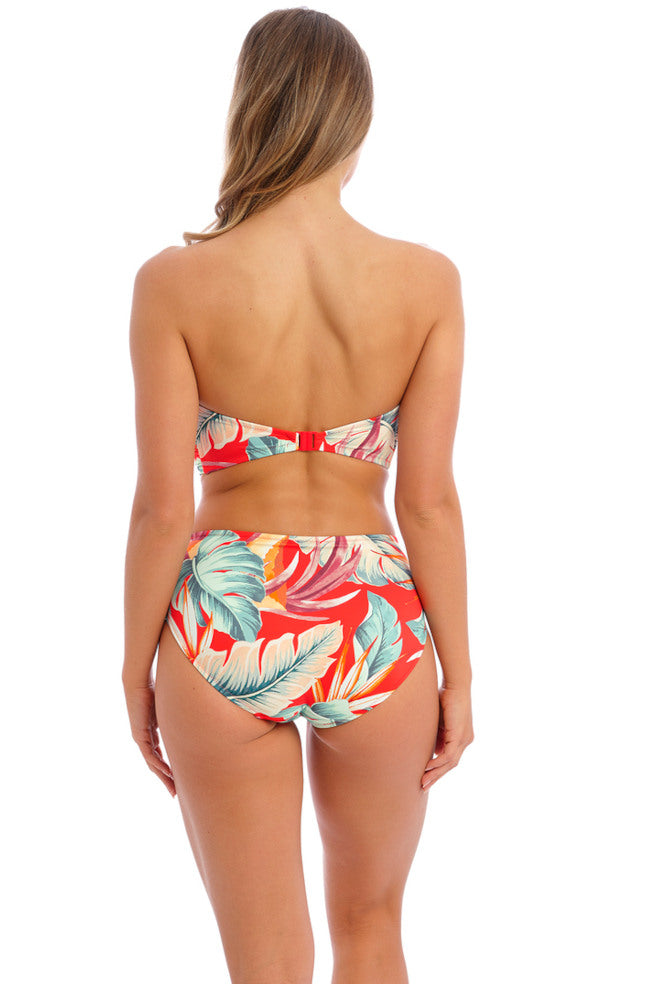 Bamboo Grove Underwired Bikini Top Hot Chilli Print - D-GG Cups