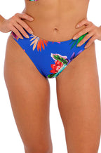 Ultramarine mid rise bikini brief in XS by Fantasie, featuring a sleek design and swimwear material.