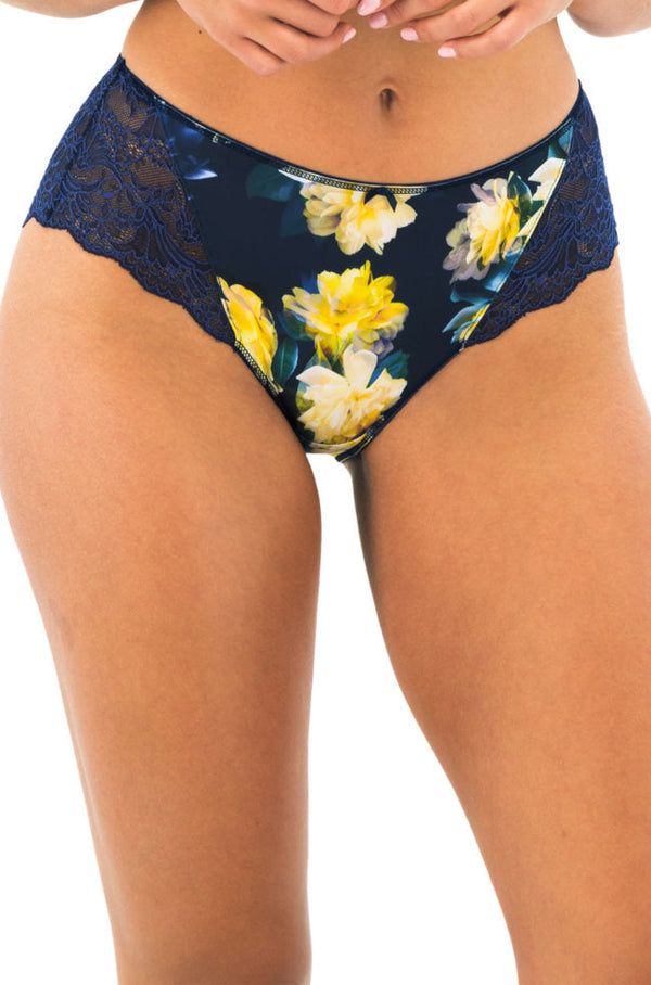 Navy brief short in size S by Fantasie, featuring soft fabric and classic style, perfect for everyday wear.