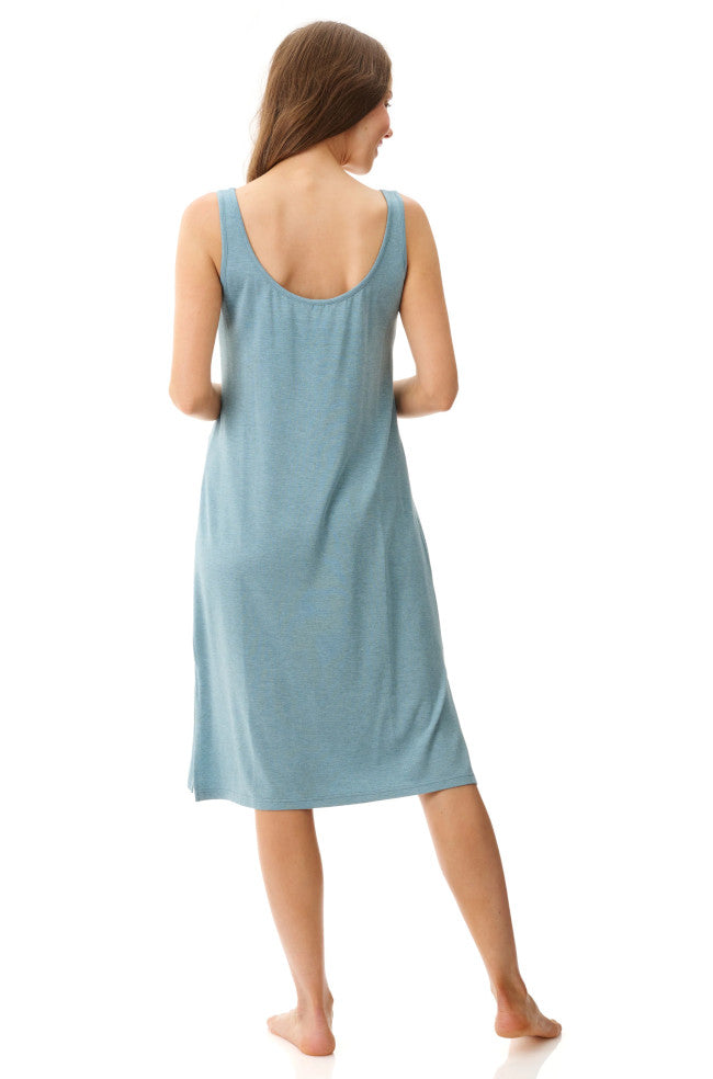 Misty Marle mid-length nightie slip by Florence Broadhurst, featuring delicate straps and soft fabric