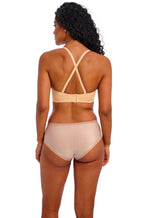 Nude Freya Deco strapless bra with seam-free molded cups, size 6G