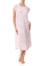 Callie Cap Sleeve Cotton Nightie (Lilac) Available in size L only