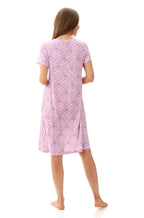 Pink modal nightie with a relaxed fit, featuring short sleeves and a comfortable design by Givoni, available in 2XL and LGE.