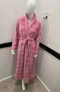 Givoni Samantha wrap dressing gown in dusty rose, XL size, soft sleepwear with a comfortable wrap design.