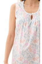 Pia Mid Length Nightie (Lilac Lagoon) Available in size S only