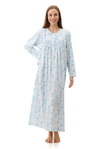 Mint green 100% cotton nightie by GIVONI, size XXL, featuring a relaxed fit and short sleeves.