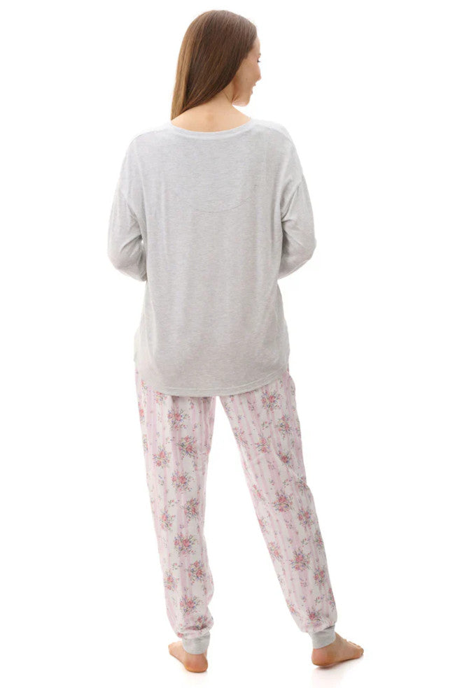 Beth Cotton Ski PJs (Pink)