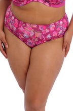 Colorful Goddess Kayla Full Briefs in Summertime print, size 4XL plus size, featuring a comfortable full coverage design.