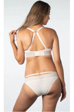 Hot Milk wirefree nursing bra in shell pink, suitable for breastfeeding, size 8E