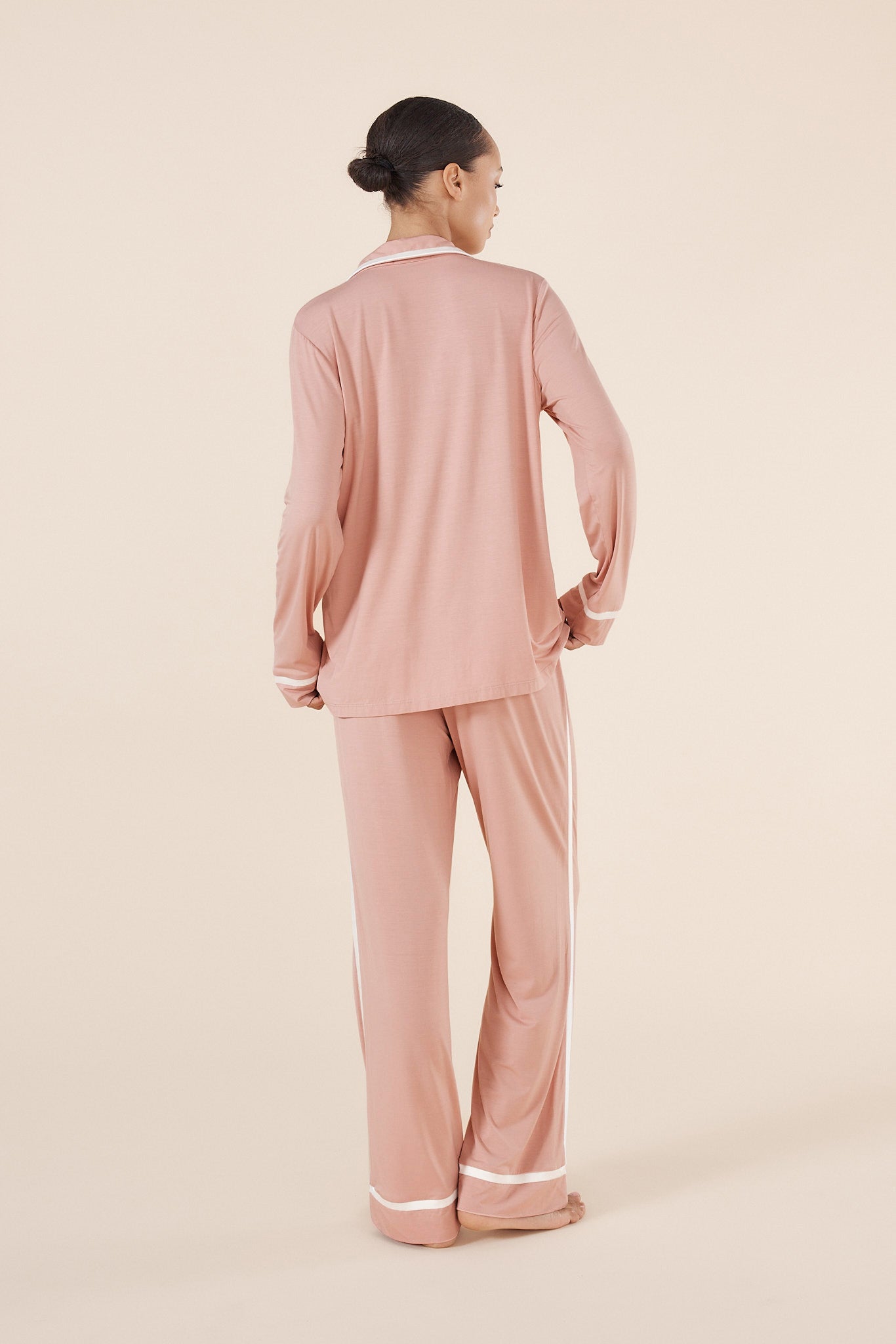 Grace Bamboo sleepwear pajama set by Ginger Lily, featuring a soft, breathable bamboo fabric and a relaxed, comfortable fit.