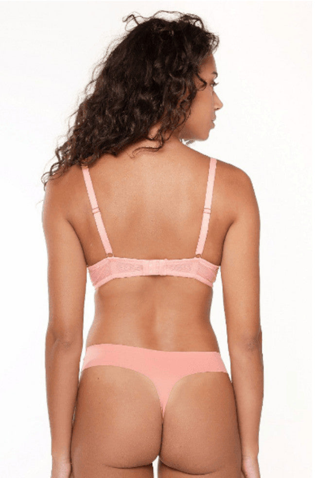 Seamless Coral G-String - No Panty Line Comfortable Daily Thong