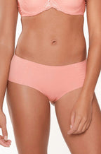 Seamless Coral Hipster Briefs - No Panty Line Underwear