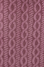 Magnolia mauve jacquard shawl collar dressing gown, elegant sleepwear with soft fabric and intricate pattern.
