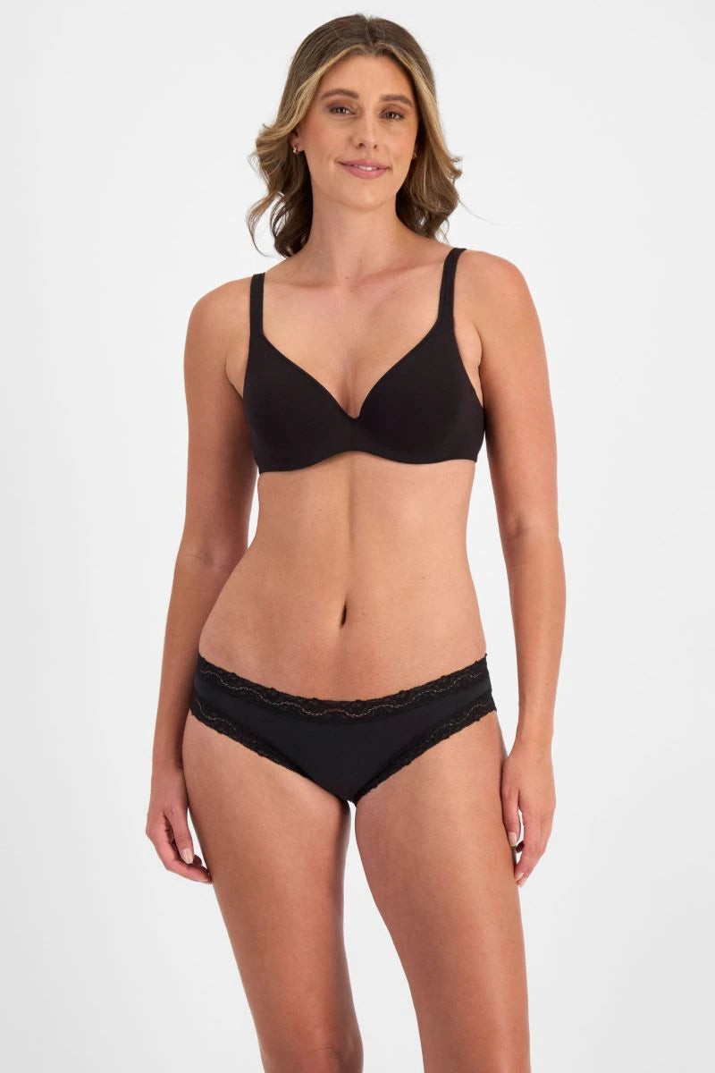 Marais Cotton Bikini - Black