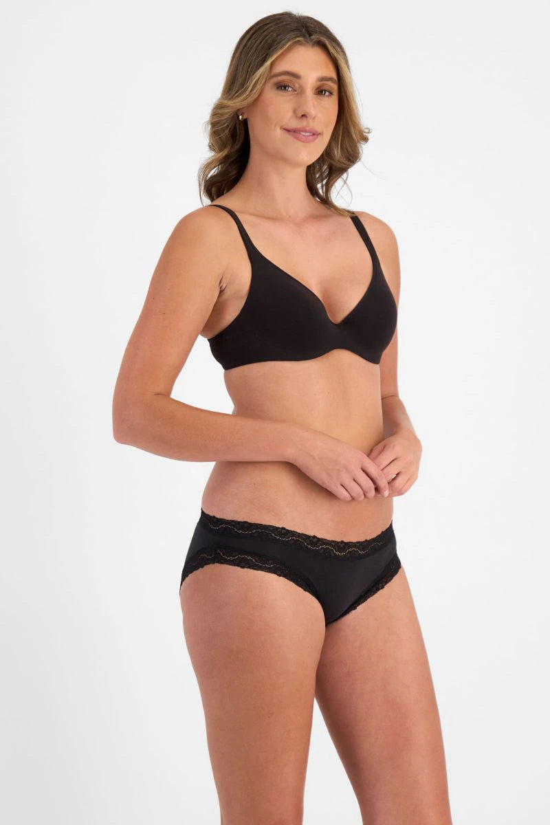 Marais Cotton Bikini - Black