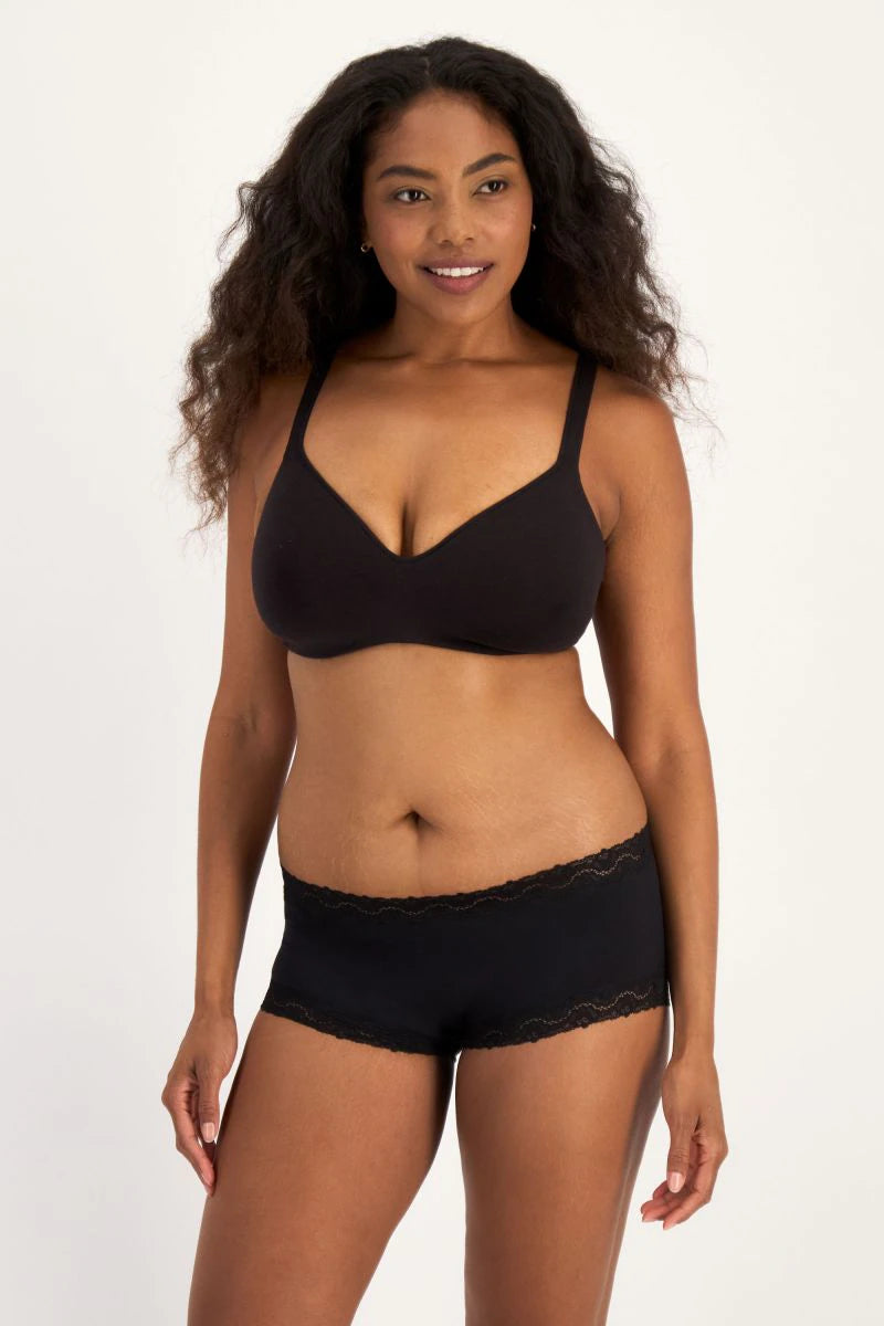 Marais Cotton Full Brief - Black