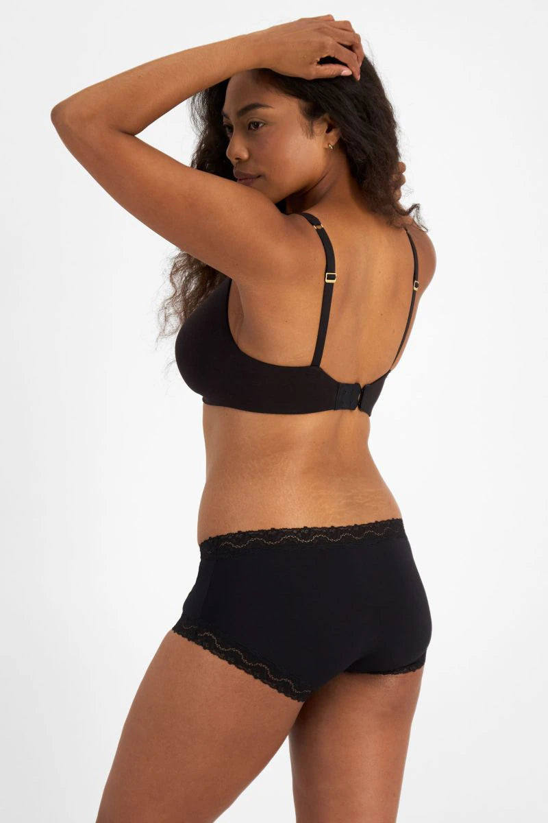 Marais Cotton Full Brief - Black