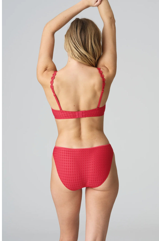 Marie Jo Avero Brazilian Briefs Scarlet Red - Elegant Cut