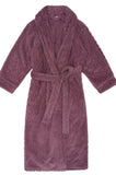 Jacquard Shawl Collar Dressing Gown (Mauve)