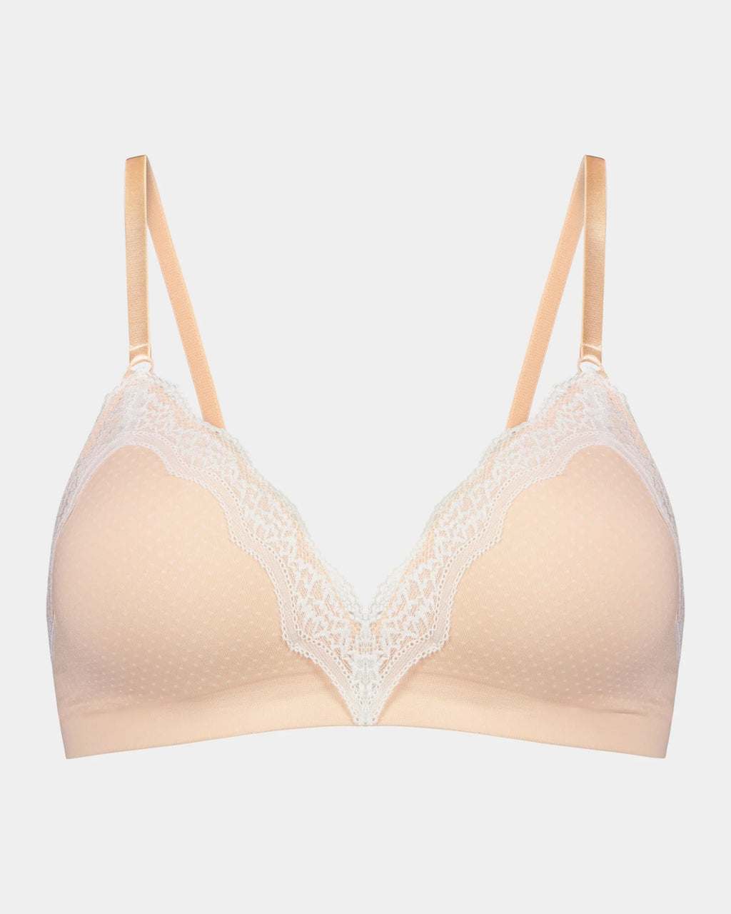 Lovable Nikki Soft Cup Bra - Seamless Lace Wire-Free Spanish Villa