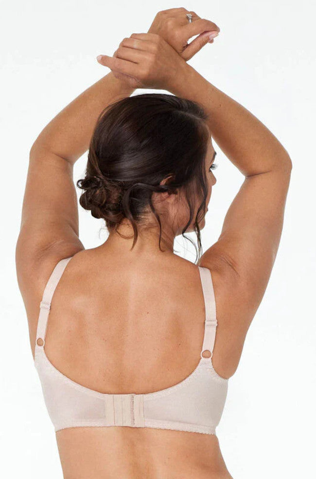 Ivory FAYREFORM Classic UW Bra in sizes 12DD and 16DD with supportive design and adjustable straps