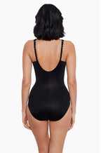 Siren One Piece Shapewear Swimsuit (Black) Available in size 16 only