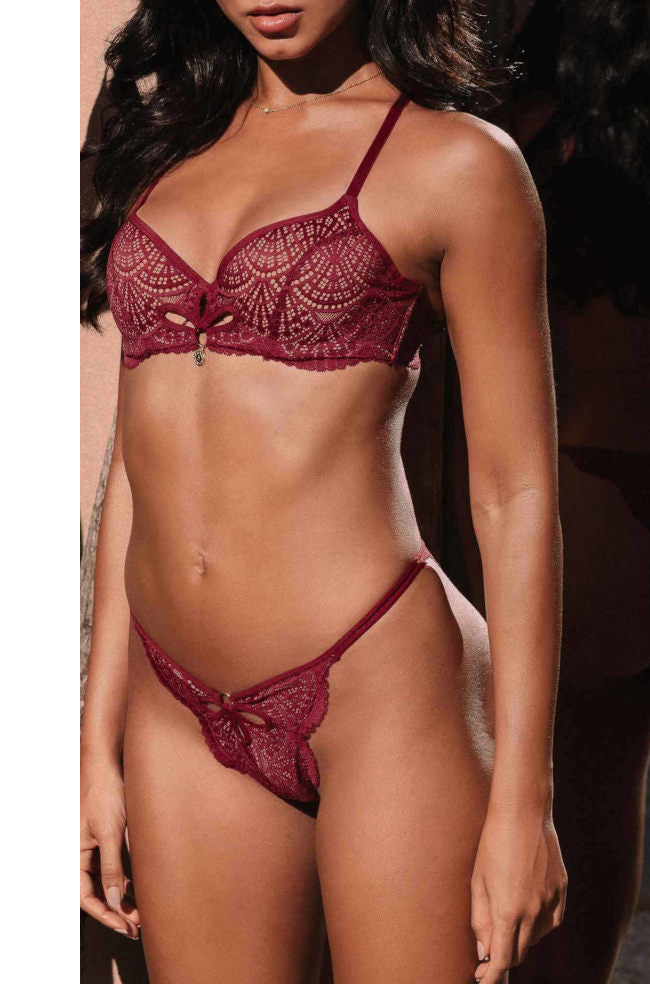 Oasis Thong (Red Lotus) Available in size L only