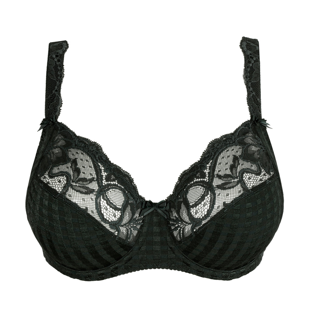 Madison Underwire Bra Black - Lace Full Cup