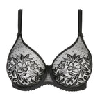 Divine Venus Semi-Sheer Underwire Bra - Black