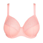 Primadonna Montara underwire bra in pink with lace detailing, featuring adjustable straps and supportive underwire design.
