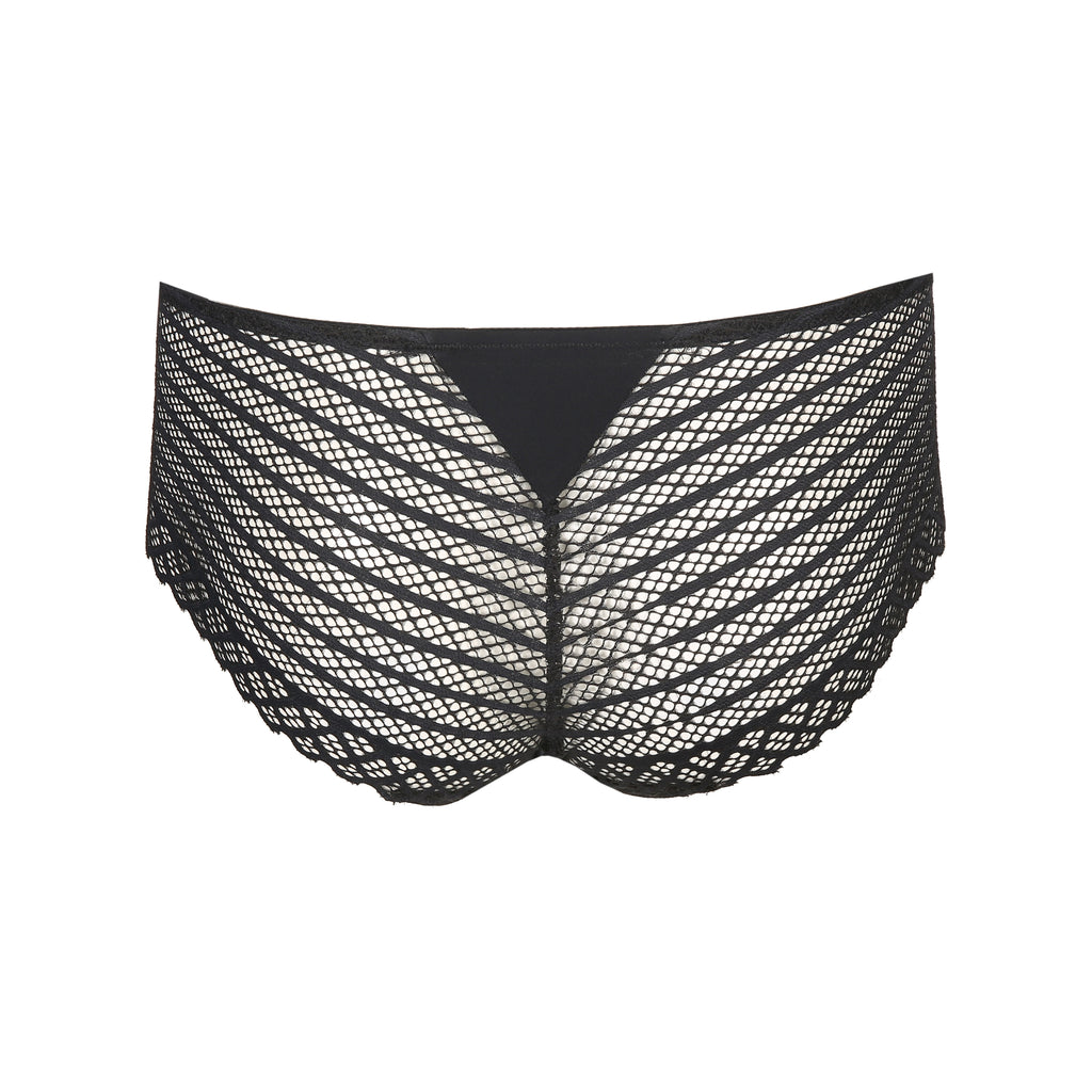 Primadonna East End hot pant in charcoal, stylish women's underwear with comfortable fit and modern design.