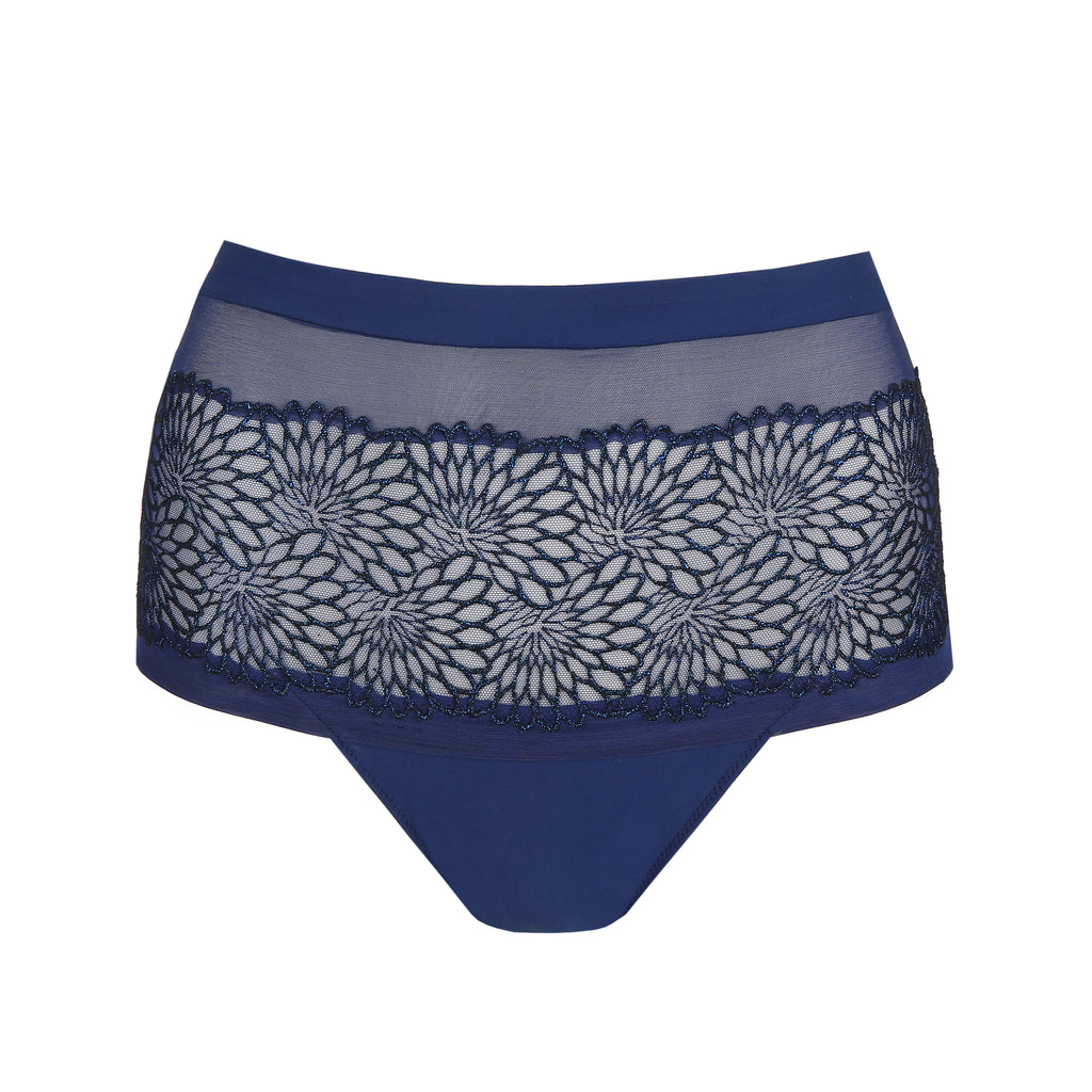 Sophora High Rise Lace Hot Pants - Royal Blue