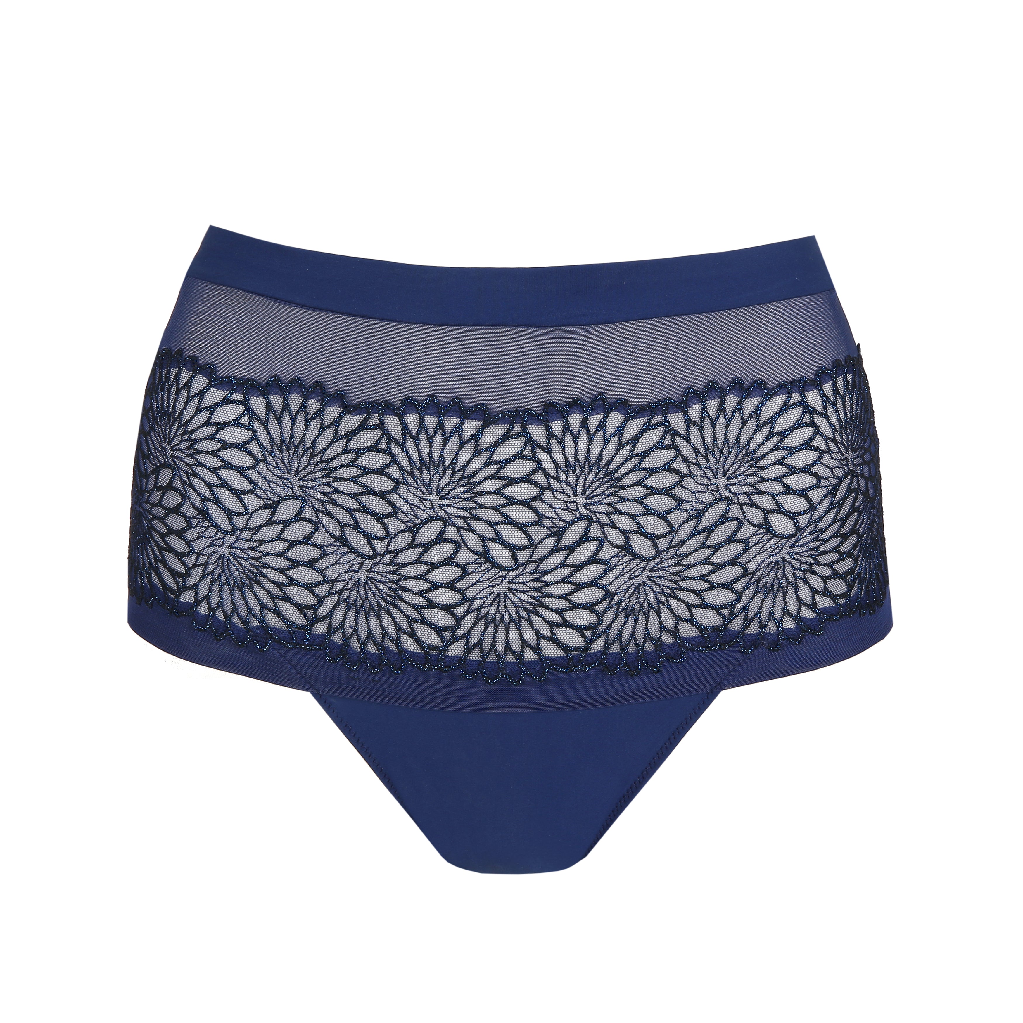 Sophora High Rise Lace Hot Pants - Royal Blue