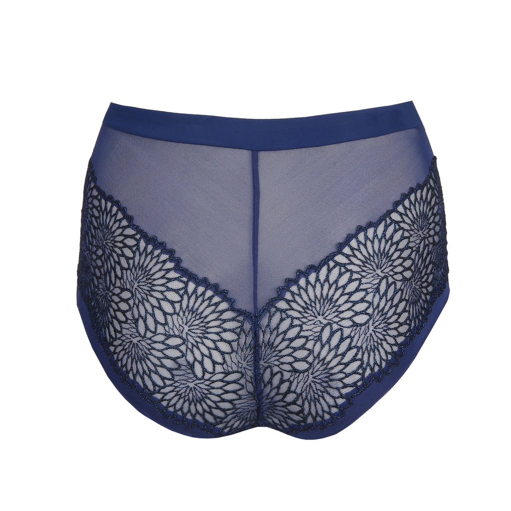 Sophora High Rise Lace Hot Pants - Royal Blue