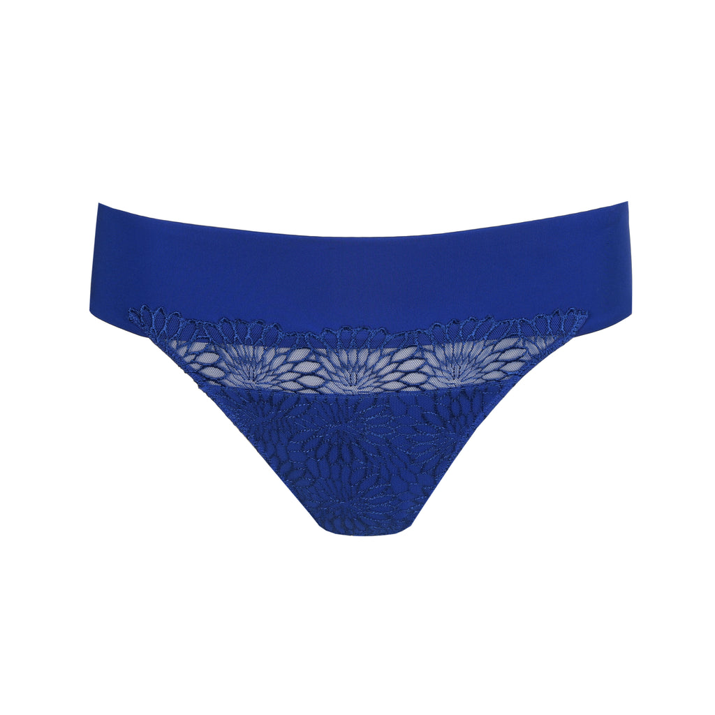 Sophora Lace Thong - Blue Print