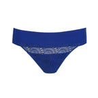 Sophora Lace Thong - Blue Print