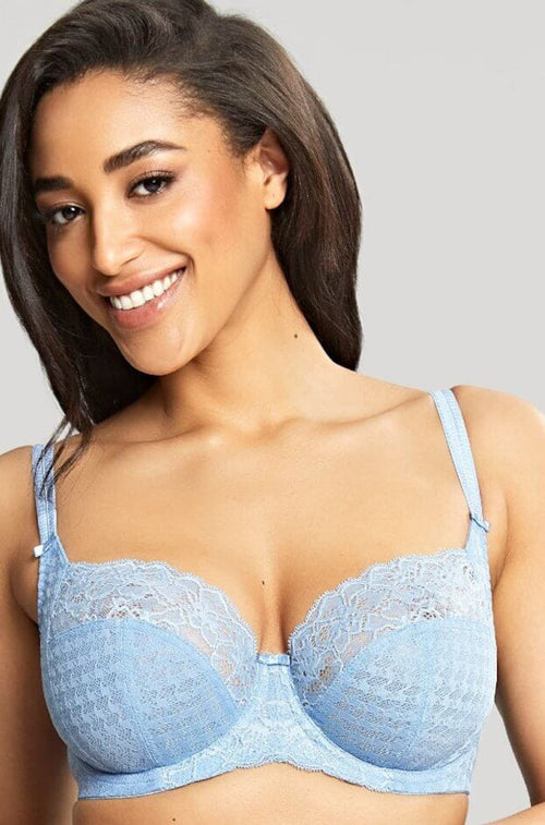 Envy UW Balconette Bra (Sky Blue) Available in sizes 8GG & 18G only