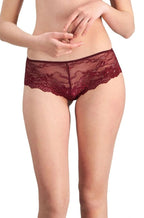 My Fit Lace Brazilian Brief (Windsor Wine) Available in size XL only